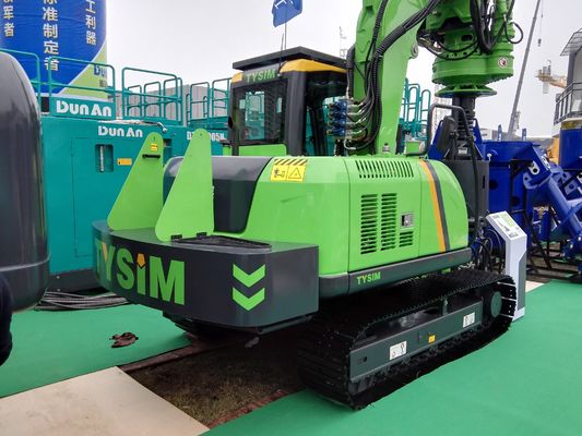 Использованная буровая установка для свай с гидравлической системой замкнутого цикла, максимальная длина сваи до 30 метров и двигатель ISUZU AA-6HK1XQP для фундаментных работ