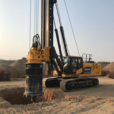 КР300C Ротационная установка с 320 кН.м крутящий момент для 54 м глубины бурения и 2500 мм диаметра